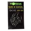 Wholesale ⭐ Korda Swivels, Size: 8 Terminal Tackle ❤️