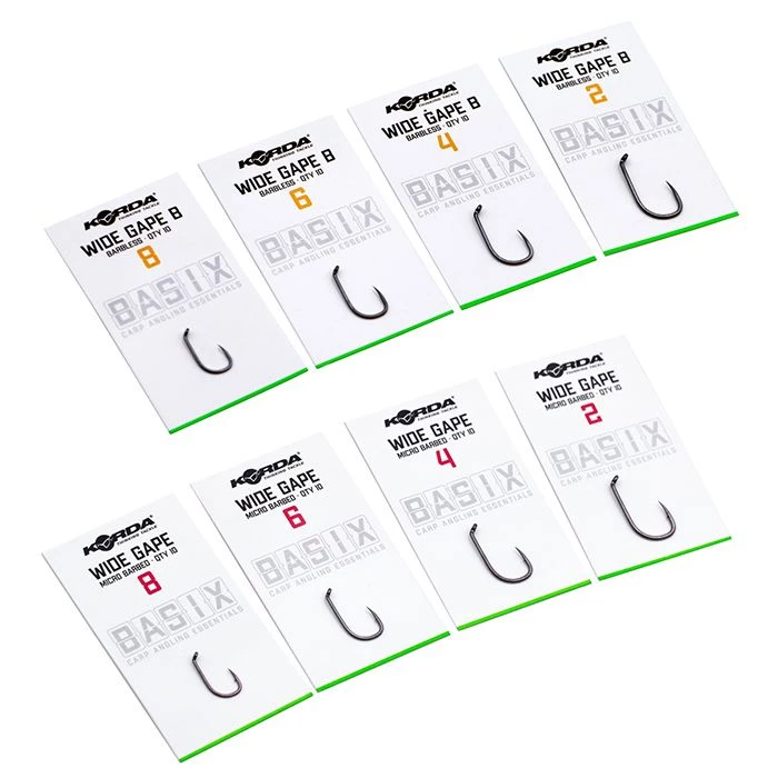 Deals ๐ Korda Basix Wide Gape Hooks Terminal Tackle โจ - Image 17