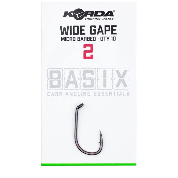Deals ๐ Korda Basix Wide Gape Hooks Terminal Tackle โจ