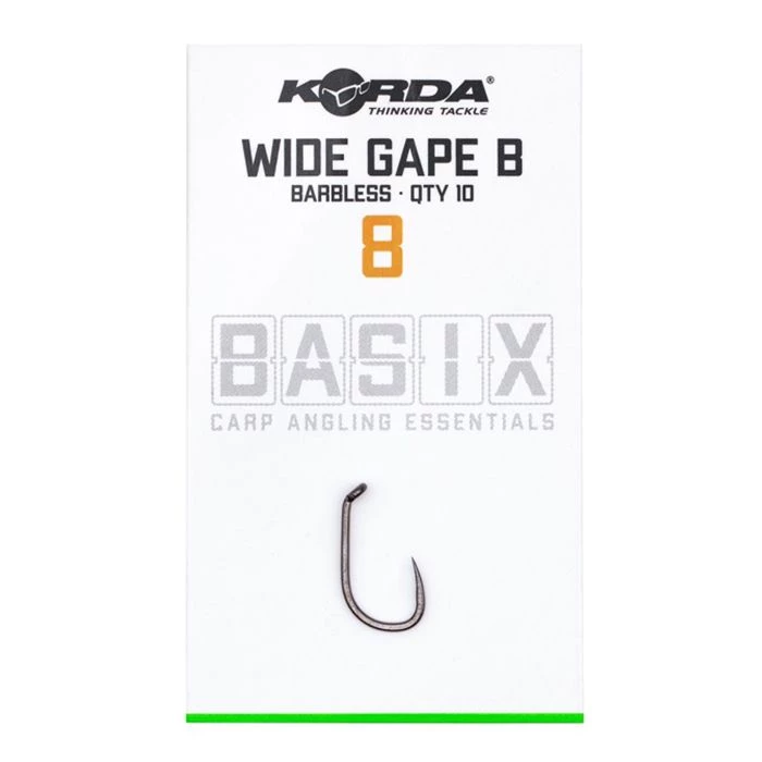 Deals ๐ Korda Basix Wide Gape Hooks Terminal Tackle โจ - Image 12