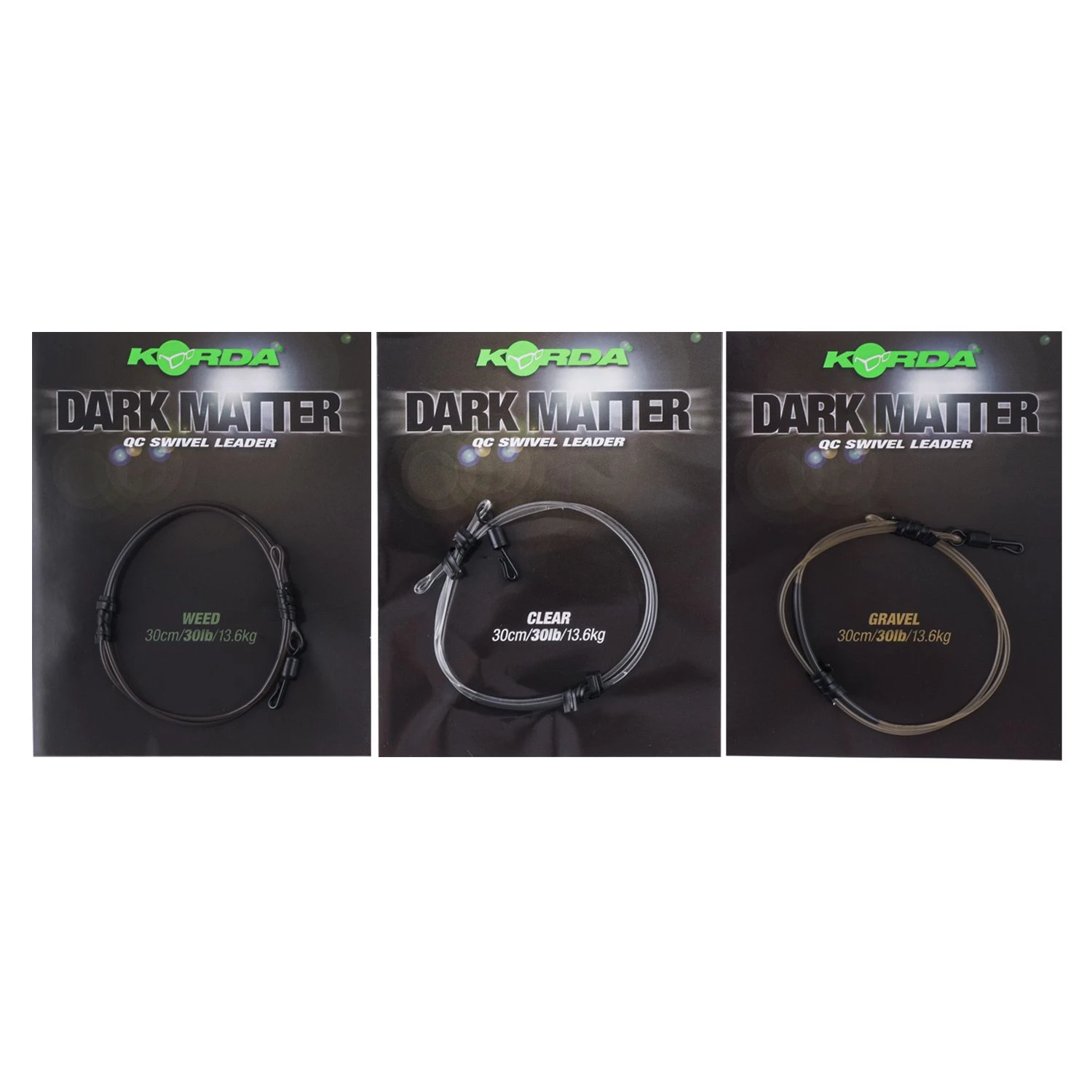 Hot Sale 🛒 Korda Dark Matter QC Swivel Leader 30cm Terminal Tackle 😍