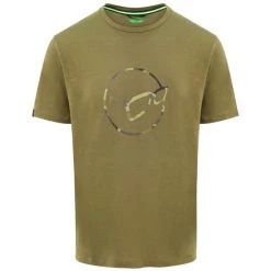 Promo 😀 Korda LE Distressed Logo Olive T-Shirt Clothing 😍