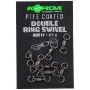 Deals ⌛ Korda PTFE 🧥 Coated Double Ring Swivel Terminal Tackle 😀