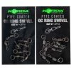 Cheap 🛒 Korda PTFE 🧥 Coated QC Ring Swivel Terminal Tackle ⌛