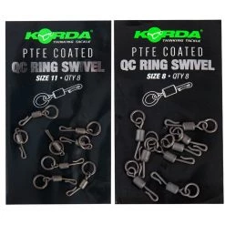 Cheap ๐ Korda PTFE ๐งฅ Coated QC Ring Swivel Terminal Tackle โ
